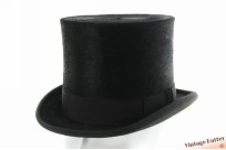 Melusine hoge hoed tophat Christys' London zwart haarvilt 58-59 [nieuw]